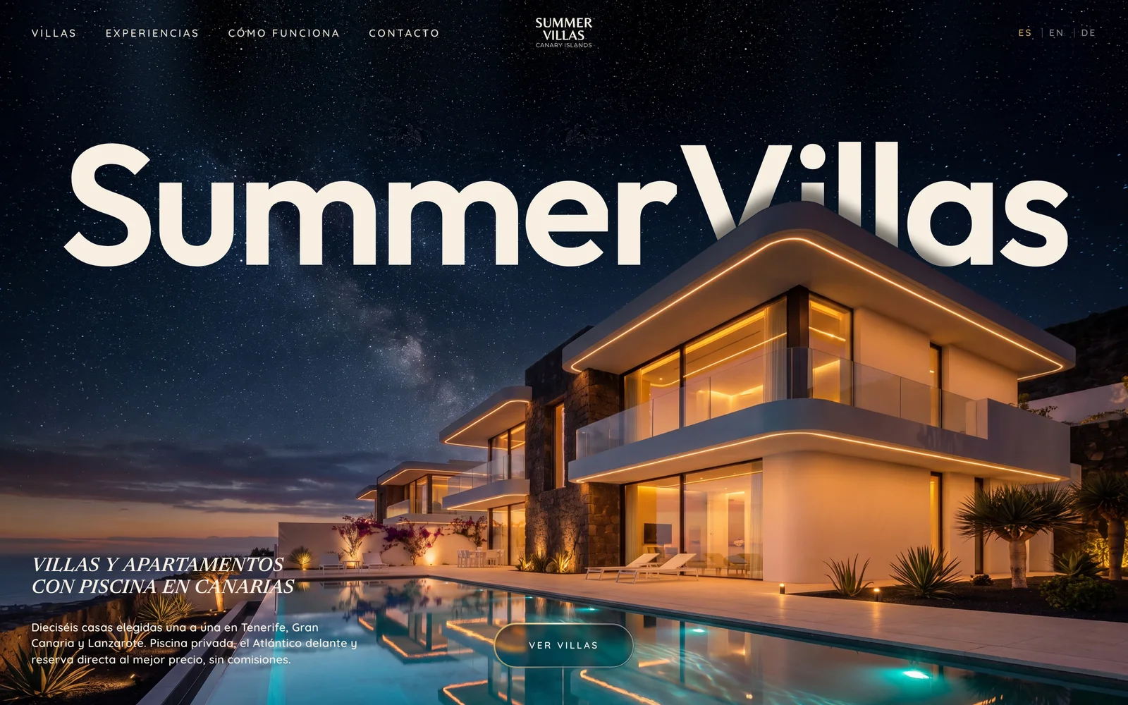 Web de SummerVillas